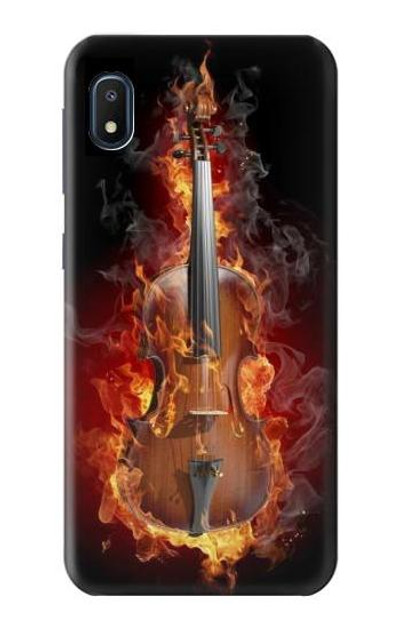 S0864 Fire Violin Case Cover Custodia per Samsung Galaxy A10e