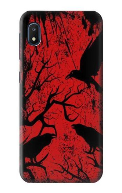 S3325 Crow Black Blood Tree Case Cover Custodia per Samsung Galaxy A10e
