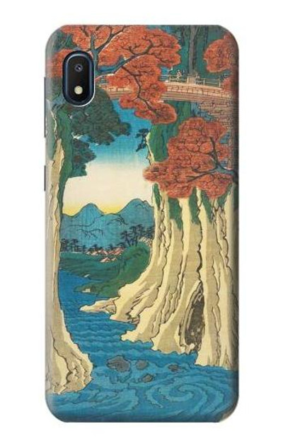 S3348 Utagawa Hiroshige The Monkey Bridge Case Cover Custodia per Samsung Galaxy A10e