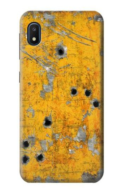 S3528 Bullet Rusting Yellow Metal Case Cover Custodia per Samsung Galaxy A10e