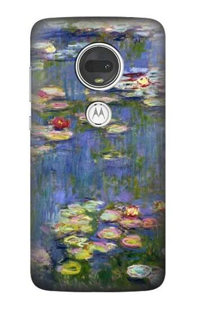 S0997 Claude Monet Water Lilies Case Cover Custodia per Motorola Moto G7, Moto G7 Plus