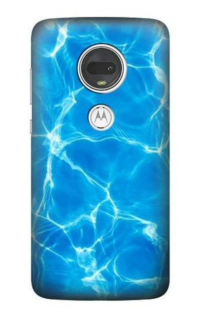 S2788 Blue Water Swimming Pool Case Cover Custodia per Motorola Moto G7, Moto G7 Plus