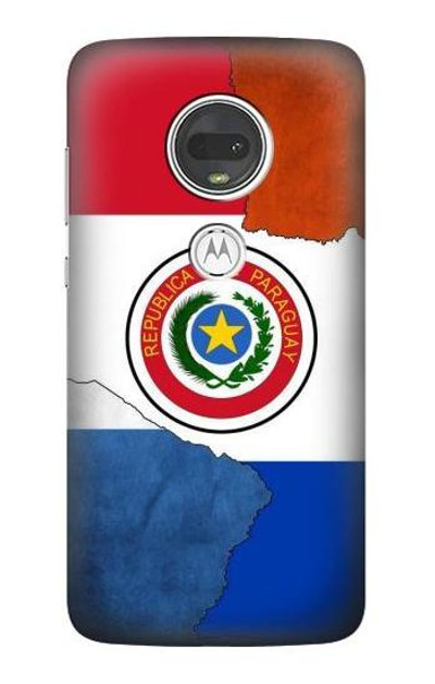 S3017 Paraguay Flag Case Cover Custodia per Motorola Moto G7, Moto G7 Plus