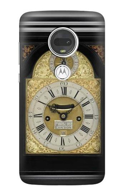 S3144 Antique Bracket Clock Case Cover Custodia per Motorola Moto G7, Moto G7 Plus