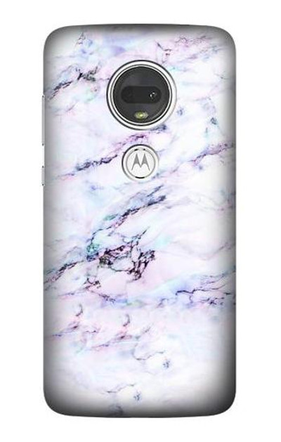 S3215 Seamless Pink Marble Case Cover Custodia per Motorola Moto G7, Moto G7 Plus