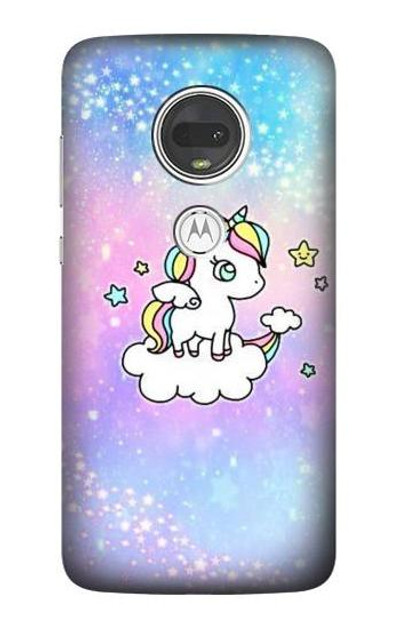 S3256 Cute Unicorn Cartoon Case Cover Custodia per Motorola Moto G7, Moto G7 Plus