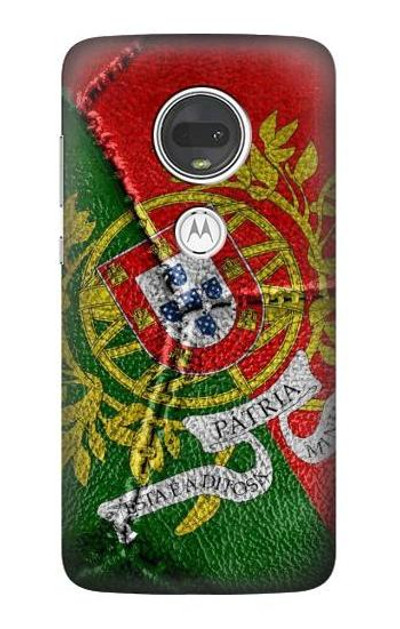 S3300 Portugal Flag Vintage Football Graphic Case Cover Custodia per Motorola Moto G7, Moto G7 Plus