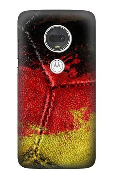 S3303 Germany Flag Vintage Football Graphic Case Cover Custodia per Motorola Moto G7, Moto G7 Plus