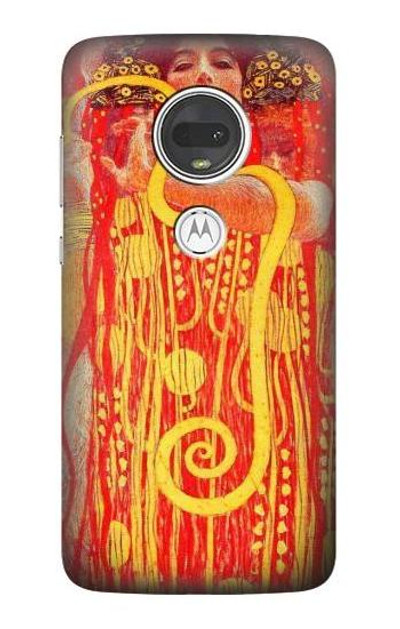 S3352 Gustav Klimt Medicine Case Cover Custodia per Motorola Moto G7, Moto G7 Plus