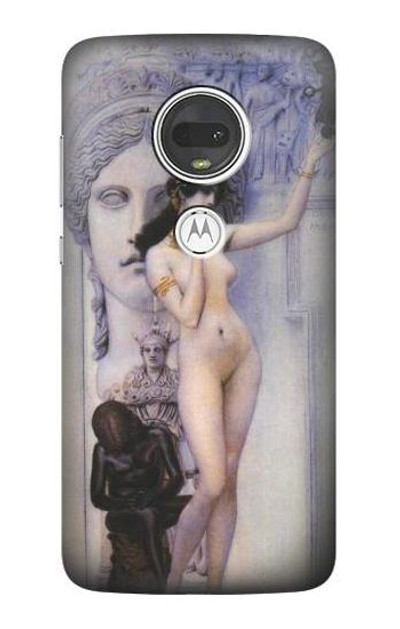 S3353 Gustav Klimt Allegory of Sculpture Case Cover Custodia per Motorola Moto G7, Moto G7 Plus