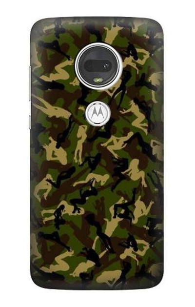 S3356 Sexy Girls Camo Camouflage Case Cover Custodia per Motorola Moto G7, Moto G7 Plus