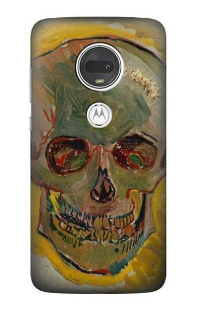 S3359 Vincent Van Gogh Skull Case Cover Custodia per Motorola Moto G7, Moto G7 Plus