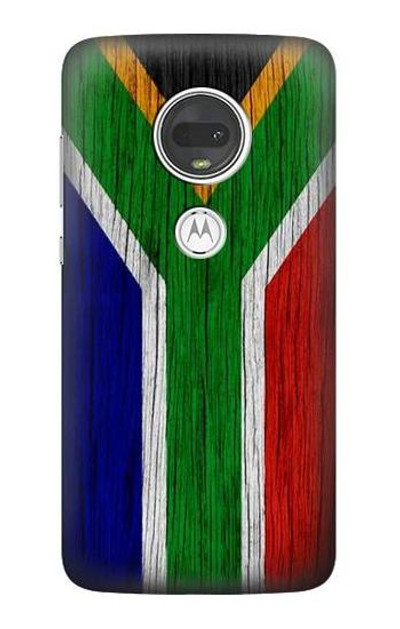 S3464 South Africa Flag Case Cover Custodia per Motorola Moto G7, Moto G7 Plus
