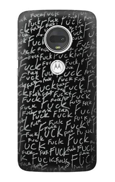 S3478 Funny Words Blackboard Case Cover Custodia per Motorola Moto G7, Moto G7 Plus