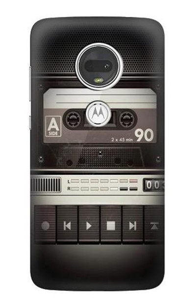 S3501 Vintage Cassette Player Case Cover Custodia per Motorola Moto G7, Moto G7 Plus