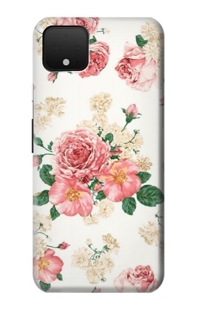 S1859 Rose Pattern Case Cover Custodia per Google Pixel 4