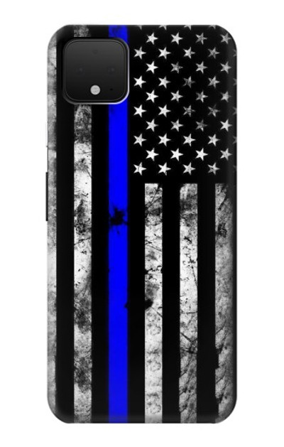 S3244 Thin Blue Line USA Case Cover Custodia per Google Pixel 4