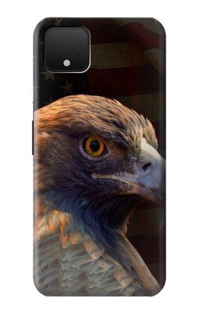 S3376 Eagle American Flag Case Cover Custodia per Google Pixel 4