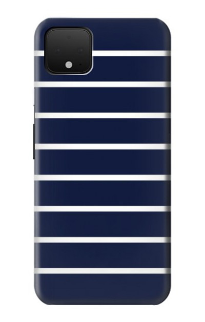 S2767 Navy White Striped Case Cover Custodia per Google Pixel 4 XL