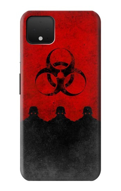 S2917 Biohazards Virus Red Alert Case Cover Custodia per Google Pixel 4 XL