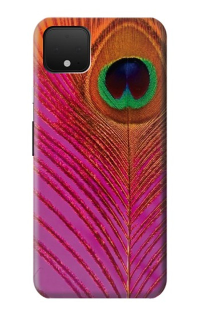 S3201 Pink Peacock Feather Case Cover Custodia per Google Pixel 4 XL