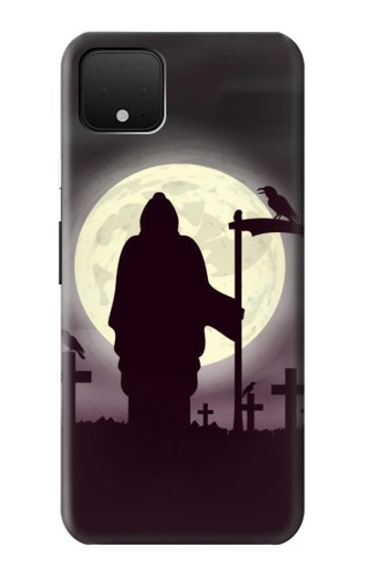 S3262 Grim Reaper Night Moon Cemetery Case Cover Custodia per Google Pixel 4 XL