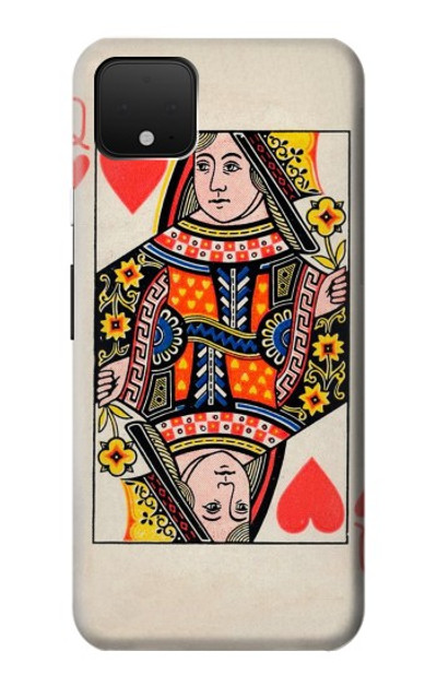 S3429 Queen Hearts Card Case Cover Custodia per Google Pixel 4 XL