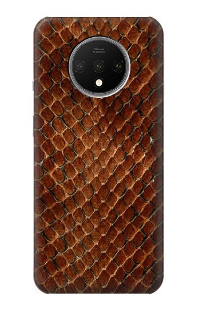S0555 Snake Skin Case Cover Custodia per OnePlus 7T