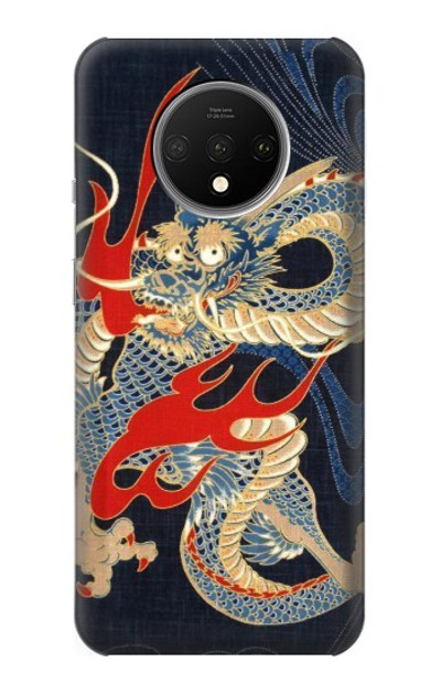 S2073 Japan Dragon Art Case Cover Custodia per OnePlus 7T