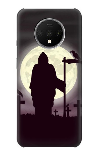 S3262 Grim Reaper Night Moon Cemetery Case Cover Custodia per OnePlus 7T