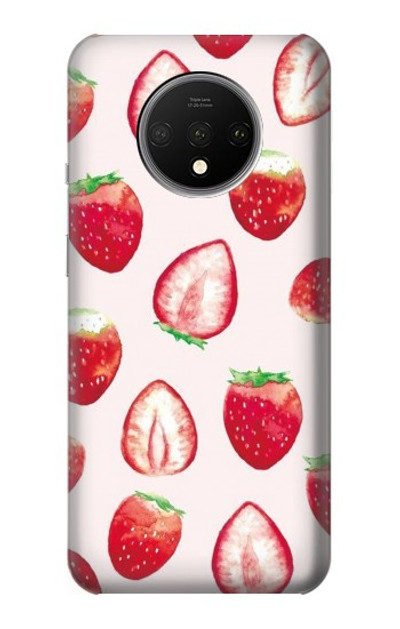 S3481 Strawberry Case Cover Custodia per OnePlus 7T