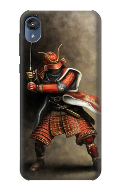 S0796 Japan Red Samurai Case Cover Custodia per Motorola Moto E6, Moto E (6th Gen)