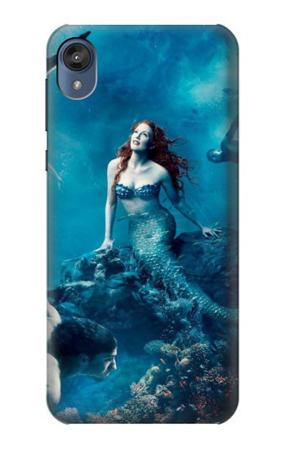 S0899 Mermaid Case Cover Custodia per Motorola Moto E6, Moto E (6th Gen)