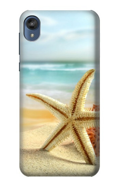 S1117 Starfish on the Beach Case Cover Custodia per Motorola Moto E6, Moto E (6th Gen)