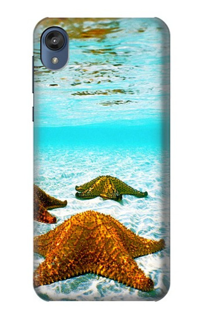 S1679 Starfish Sea Beach Case Cover Custodia per Motorola Moto E6, Moto E (6th Gen)