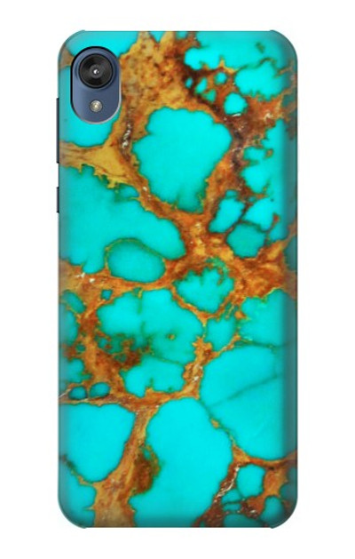 S2688 Aqua Copper Turquoise Gemstone Graphic Case Cover Custodia per Motorola Moto E6, Moto E (6th Gen)