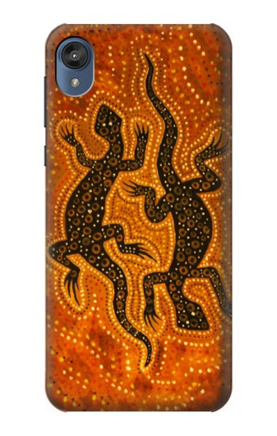 S2901 Lizard Aboriginal Art Case Cover Custodia per Motorola Moto E6, Moto E (6th Gen)