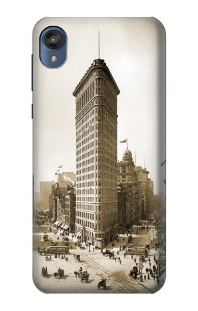 S3046 Old New York Flatiron Building Case Cover Custodia per Motorola Moto E6, Moto E (6th Gen)