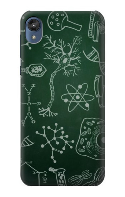 S3211 Science Green Board Case Cover Custodia per Motorola Moto E6, Moto E (6th Gen)