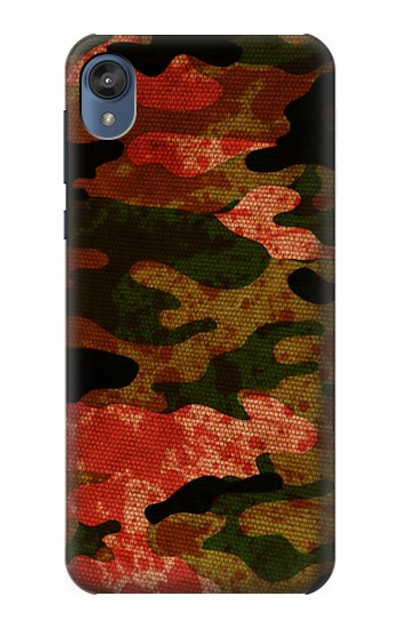 S3393 Camouflage Blood Splatter Case Cover Custodia per Motorola Moto E6, Moto E (6th Gen)