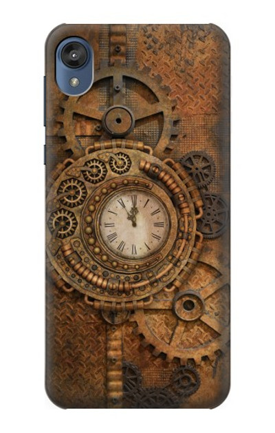 S3401 Clock Gear Steampunk Case Cover Custodia per Motorola Moto E6, Moto E (6th Gen)