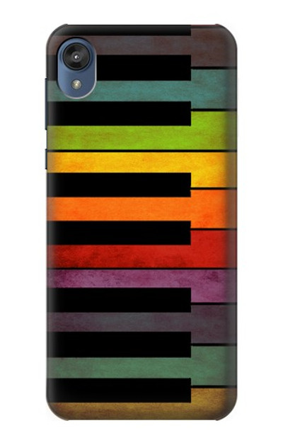 S3451 Colorful Piano Case Cover Custodia per Motorola Moto E6, Moto E (6th Gen)