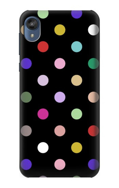 S3532 Colorful Polka Dot Case Cover Custodia per Motorola Moto E6, Moto E (6th Gen)