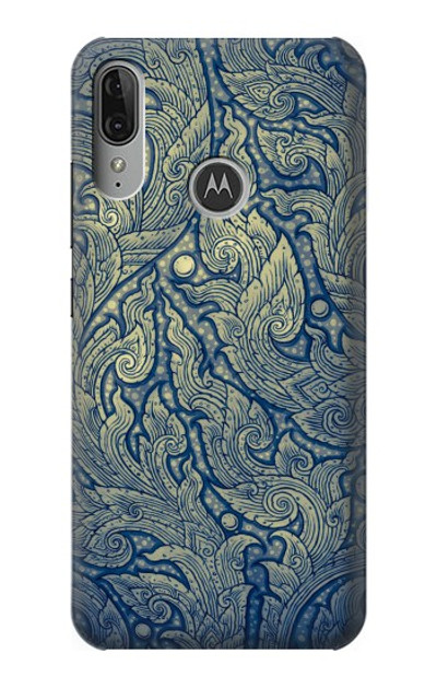 S0568 Thai Art Case Cover Custodia per Motorola Moto E6 Plus, Moto E6s