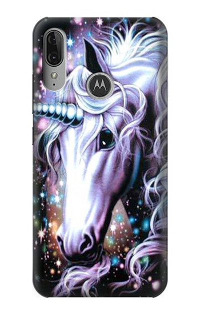 S0749 Unicorn Horse Case Cover Custodia per Motorola Moto E6 Plus, Moto E6s