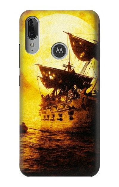 S0841 Pirates Black Pearl Case Cover Custodia per Motorola Moto E6 Plus, Moto E6s