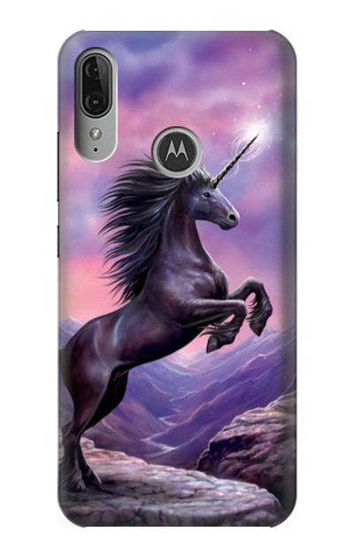 S1461 Unicorn Fantasy Horse Case Cover Custodia per Motorola Moto E6 Plus, Moto E6s