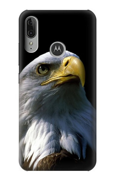 S2046 Bald Eagle Case Cover Custodia per Motorola Moto E6 Plus, Moto E6s