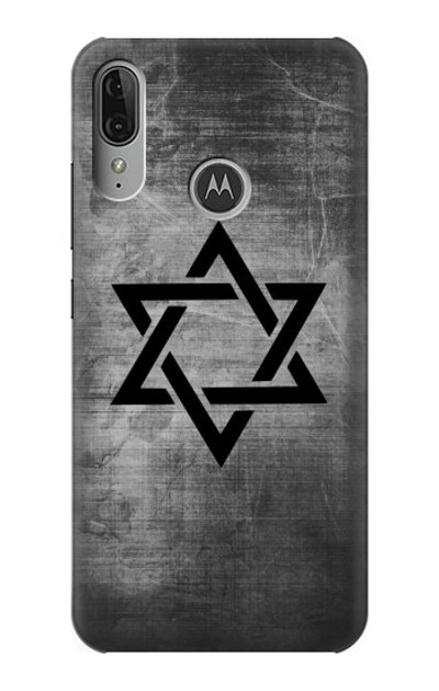 S3107 Judaism Star of David Symbol Case Cover Custodia per Motorola Moto E6 Plus, Moto E6s