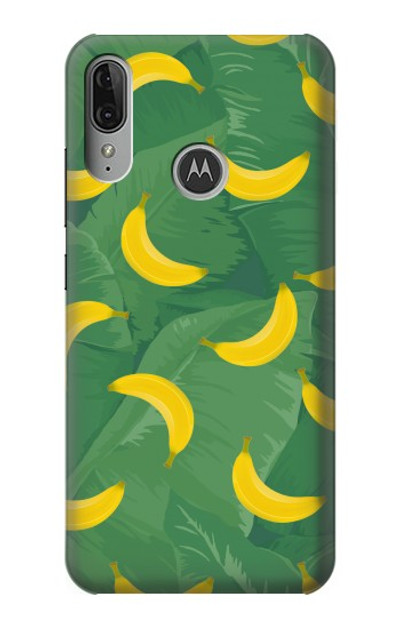 S3286 Banana Fruit Pattern Case Cover Custodia per Motorola Moto E6 Plus, Moto E6s